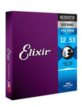 Elixir PolyWeb 80/20 Bronze Acoustic Guitar Strings (12-53)