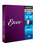Elixir PolyWeb 80/20 Bronze Acoustic Guitar Strings (13-56)