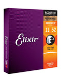 Elixir Nanoweb Phosphor Bronze Acoustic Guitar Strings (11 - 52)