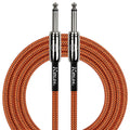 Kirlin Straight 20ft Guitar Cable ~ Orange